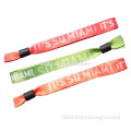 High Quality Festival Woven Wristband for Sales Promotion